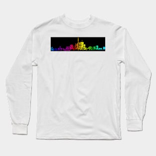 Toronto Skyline Gradient Long Sleeve T-Shirt